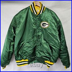 Vtg Proline Starter Jacket Green Bay Packers Size XXL Satin Snap Bomber