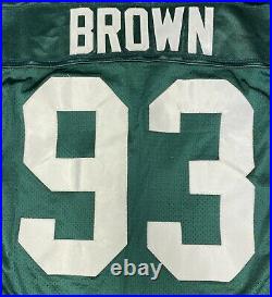 Vtg Starter Pro Line Green Bay Packers Gilbert Brown # 93 Jersey Size 52 USA