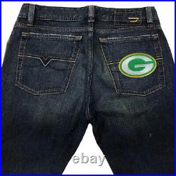 Wholesale Green Bay Packers Nation Football Logo Size 3.0x2.0 Iron on Patches