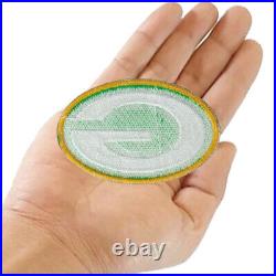 Wholesale Green Bay Packers Nation Football Logo Size 3.0x2.0 Iron on Patches